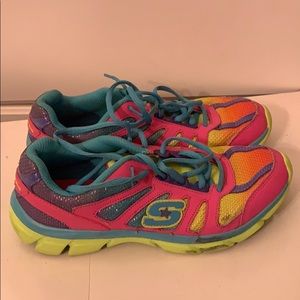 Rainbow Sketchers Sports Sneakers